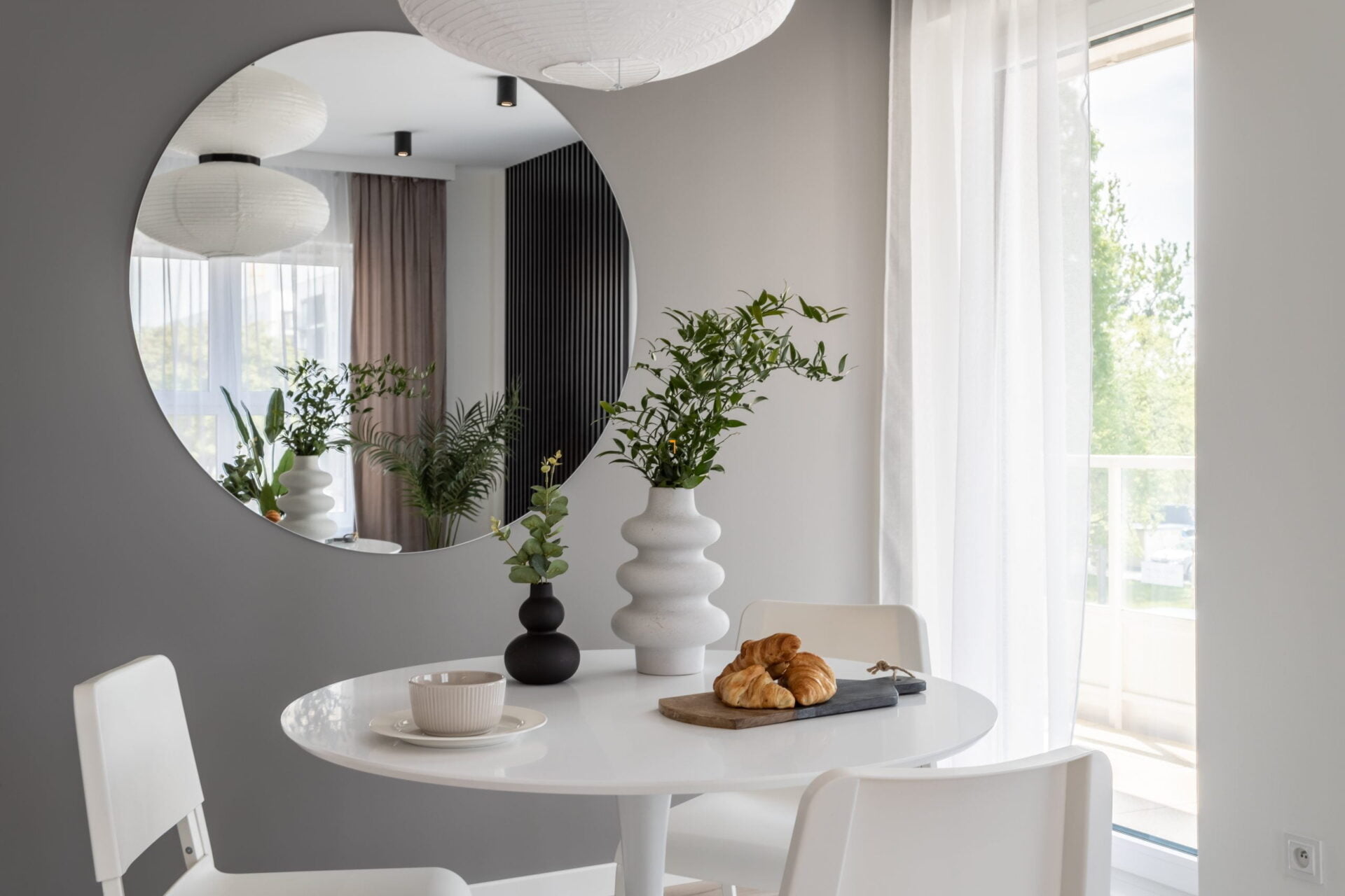 pokój mały szary nowoczesny aranżacja Beata Kołodziejczyk