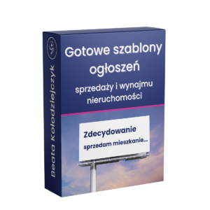 Gotowe szablony ogłoszeń sprzedaży i wynajmu nieruchomości mockup