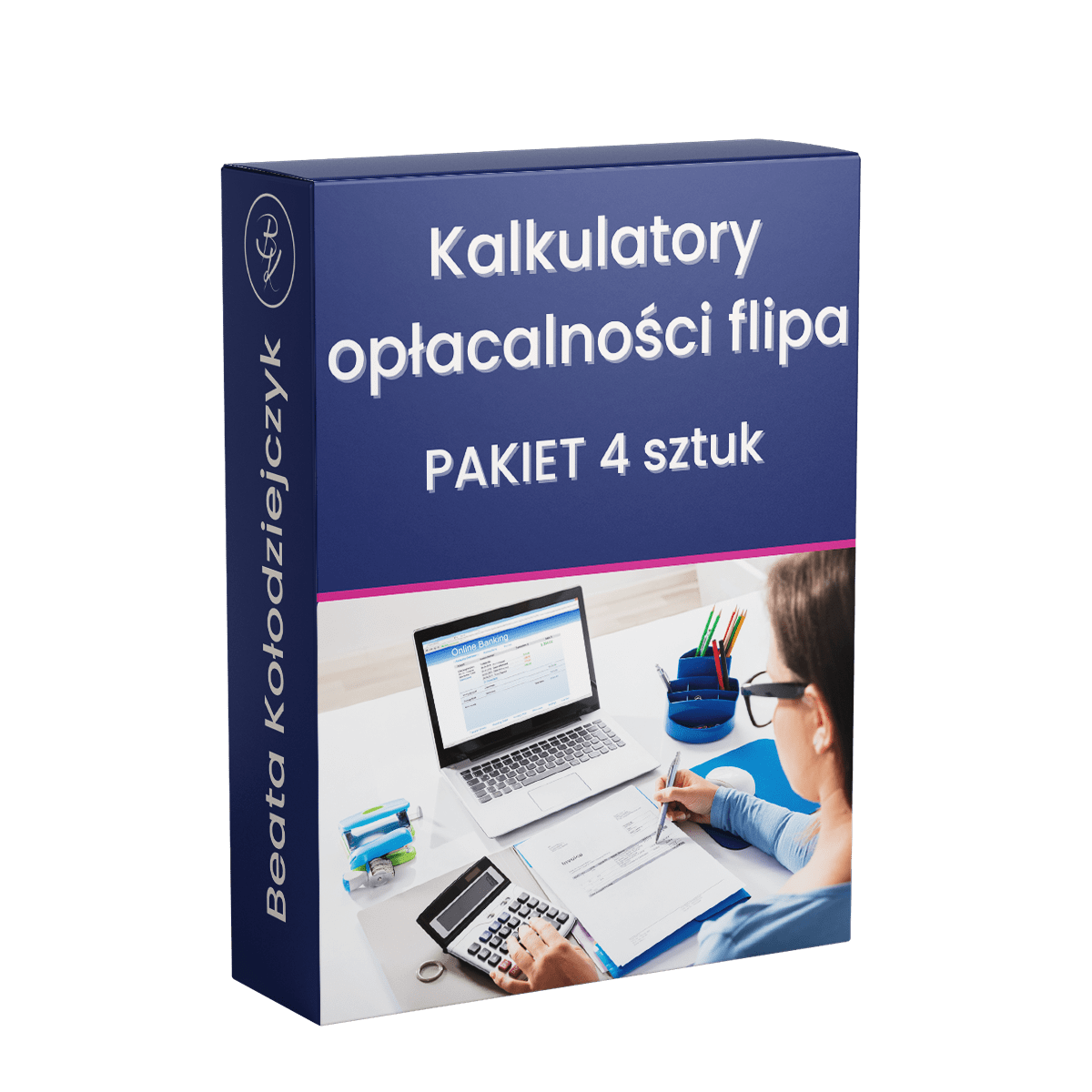 Pakiet 4 kalkulatorów opłacalności flipa: brutto i netto na rynku pierwotnym i wtórnym