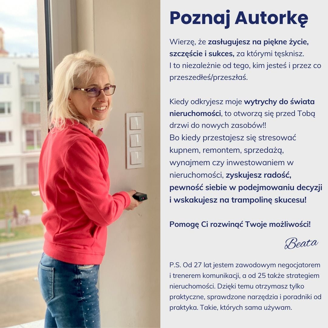 O autorce Beata Kołodziejczyk nieruchomości 5
