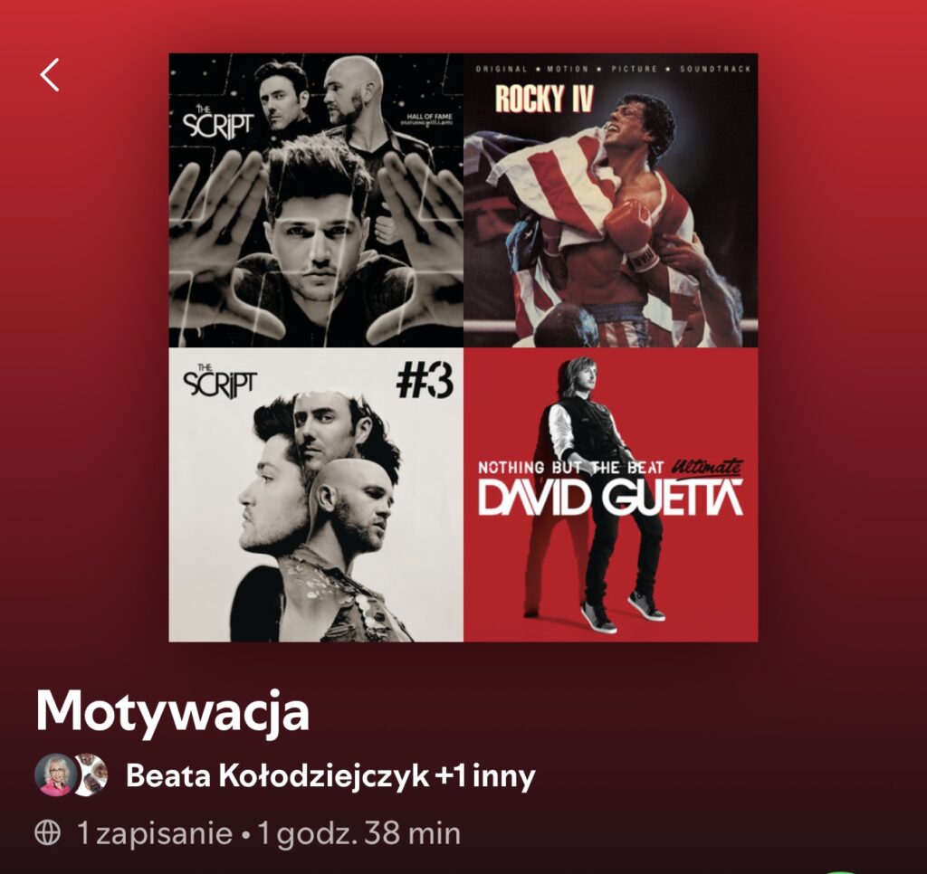 Motywacja lista Beata