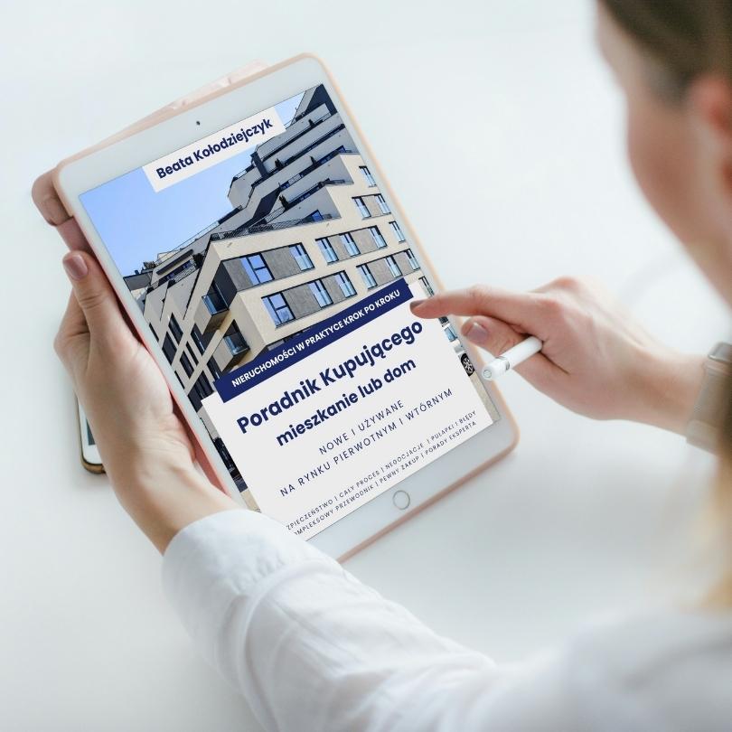 Mockup Poradnik Kupującego mieszkanie, dom Beata Kołodziejczyk