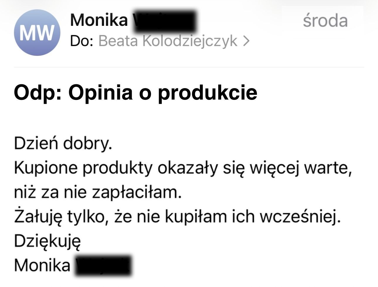 opinia Monika styczeń